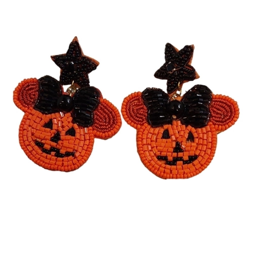 DISNEY MINNIE‎ MOUSE INSPIRED STYLE FELT EARRINGS